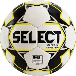 Мяч футзальный SELECT FUTSAL MASTER (артикул: 852508-051) бел/черн/желт, размер 4, IMS