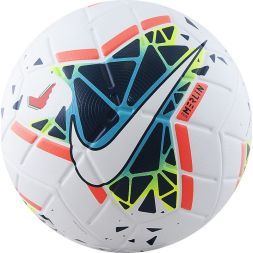 Мяч футбольный Nike MERLIN 19/20 (артикул: SC3632-100) бел/син/черн/красн, размер 5